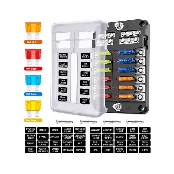 PureVolt Modular Blade Fuse Blocks - 12-Way