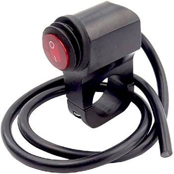 PureVolt Interrupteur ON/OFF pour vélo illuminé - Rouge