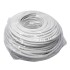 PureVolt Câble de fils multibrins - 3C/16 AWG - SJT - FT2 - Blanc - 75 m