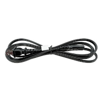 PureVolt NEMA 1-15P to C7 Power Cord - 2c/18 AWG - FT2 - Black - 2 m