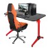 Ason Decor Ergonomic Computer Gaming Desk - 120 cm x 60 cm - Red and Black