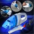 Car Vacuum Cleaner for Dry and Wet Materials - 12V DC - Blue