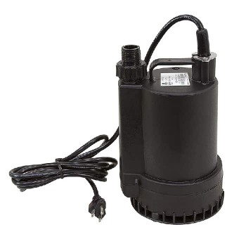 Pompe submersible tout usage - 1/6 CV - 4921 litres/heure - Réusiné