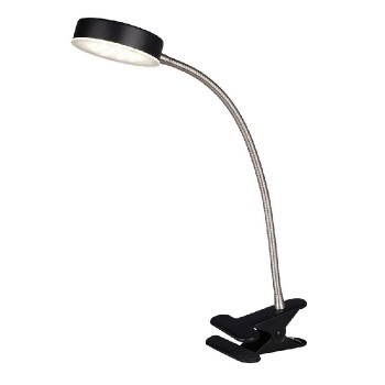 Clip-On LED Desk Lamp with Gooseneck - 4.5W - White