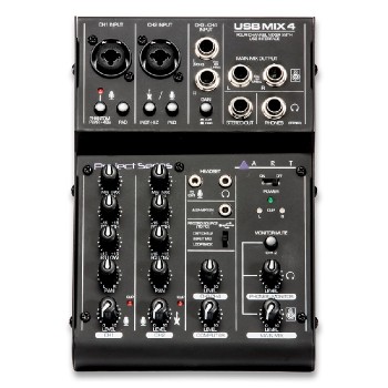 Mélangeur avec interface audio USB - 4 canaux