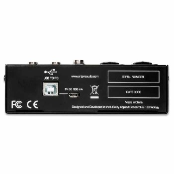 Mélangeur avec interface audio USB - 4 canaux