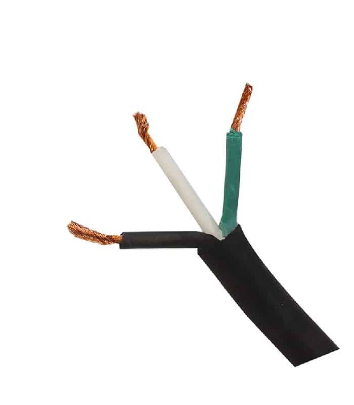 SJOOW Cabtire Cable - 3C/14 AWG - Black - Sold by Meter