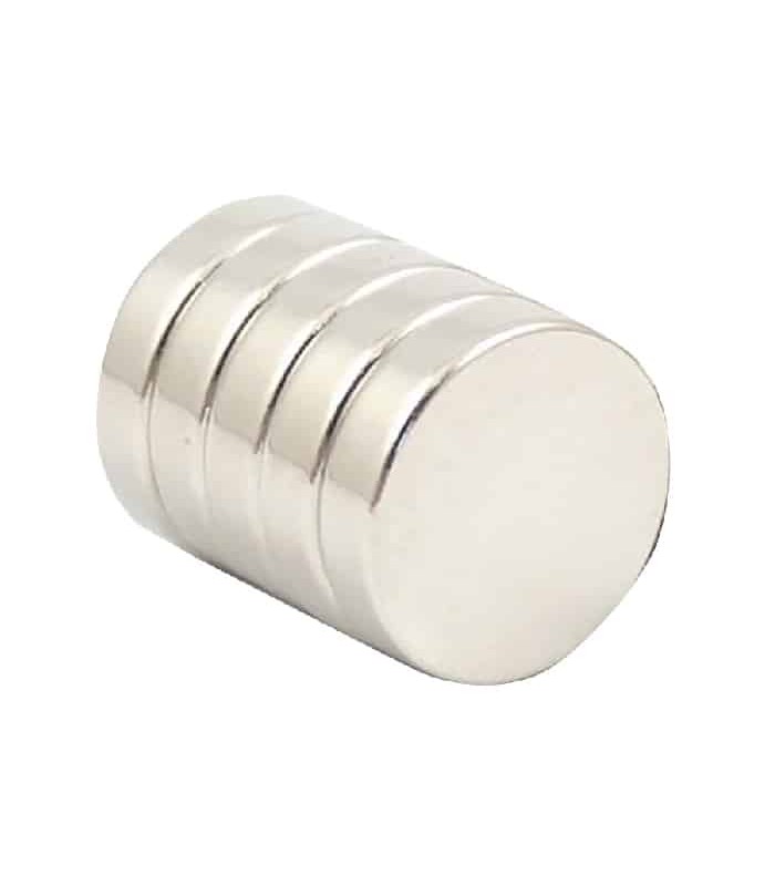 Neodymium Magnet - Round - 12 mm x 3 mm - Pack of 5