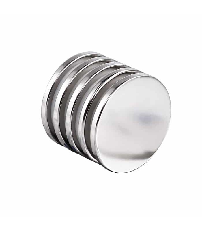 Neodymium Magnet - Round - 20 mm x 2 mm - Pack of 5