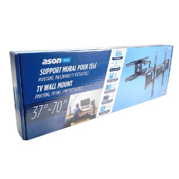 Ason Decor  Full Motion Wall Mount for 37 in to 70 in Flat TV - 35 Kg