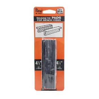Coussinet magnétique pour mâchoire d'étau - 4-1/2 po - Paquet de 2