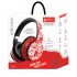 Escape Wireless stereo headphone with microphone, Red