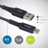 Philips 6ft. USB-C Charging Cable with Braided Cord - Black/Gray