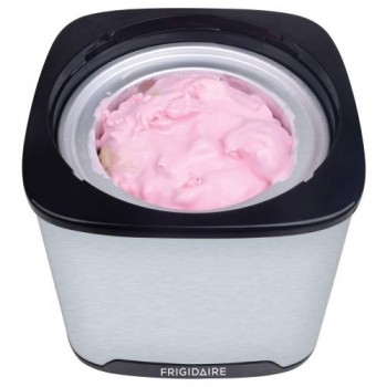 Frigidaire Machine à Yogourt Glacé, Crème Glacée et Sorbet en Acier inoxydable - Boîte Ouverte