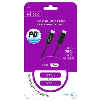 eLink 6.6 pi Câble USB-C à USB-C Robuste