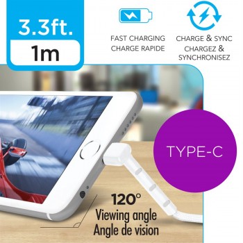 eLink 2 en 1 Câble Type-C avec support 3.3pi