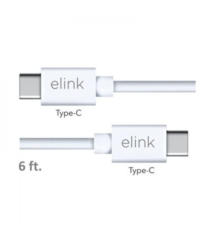eLink 6ft Type-C to Type-C cable