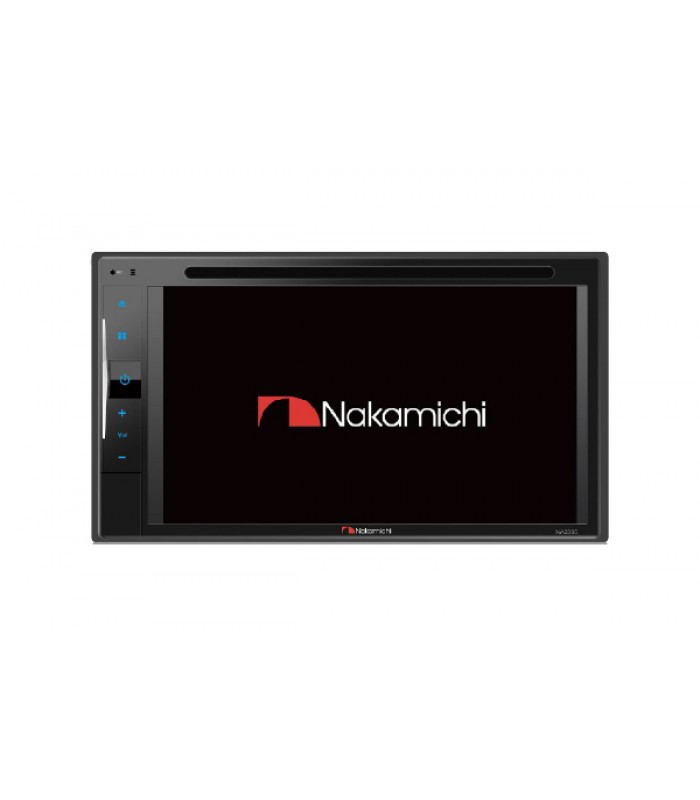 Nakamichi NA2300 Récepteur multimédia numérique double Din avec télécommande - Bluetooth - CD/DIVX/USB