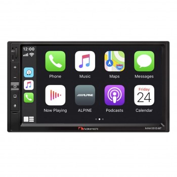 Nakamichi Double-Din Récepteur de voiture Bluetooth USB de 7 pouces NAM3510-M7