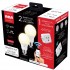 RCA 2 ampoules led smart wi-fi A19 blanche, 9W dimmable et prise wi-fi intelligente