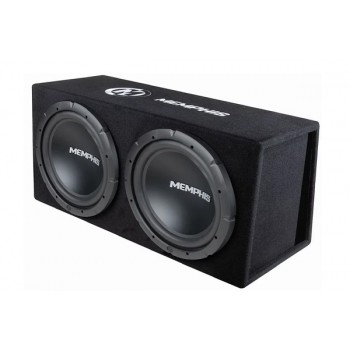 Power Pro Audio Dual 12” 1200W Slim Design Bass Box System - PPA7212