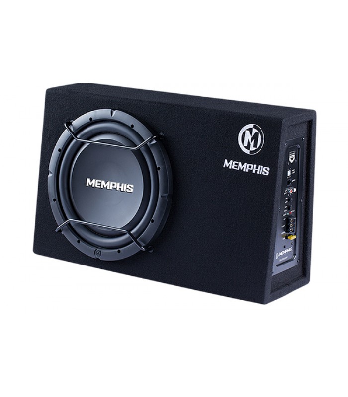 Memphis 12 Active Subwoofer For Vehicle - 250W RMS - Black