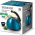 Sencor 1500 Watt / 5 Temp Electronic Tea Kettle with LED Display in Blue