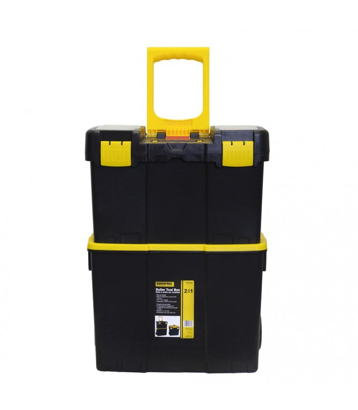 SHOPRO 2-in-1 Roller Tool Box