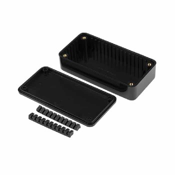 Boîtier en plastique ABS - 100 mm X 50 mm X 25 mm - Noir