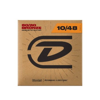 Cordes pour guitare acoustique - 10/48 - Jeu de 6 cordes