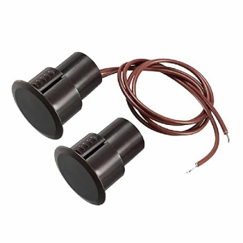 Alarm System Compact Magnetic Contact - Brown