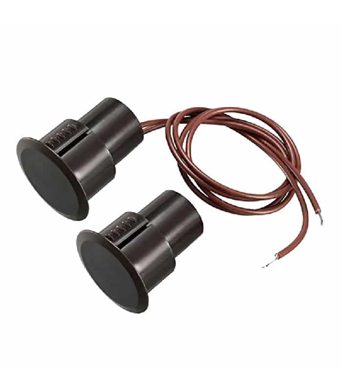 Alarm System Compact Magnetic Contact - Brown