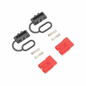 Anderson Connector 2-Poles with Terminals and Caps - 600 V - 50 A