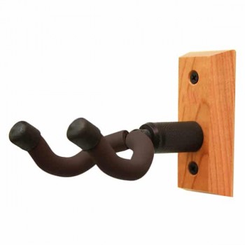 Ason Audio Support mural pour guitare avec fourches avant élevées avec base en bois