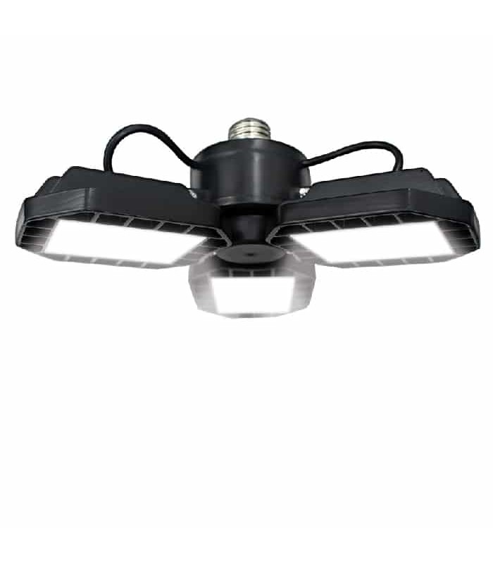 Ason Decor Luminaire de garage à DEL haute intensité - 3 ailerons - 60W - 5000K