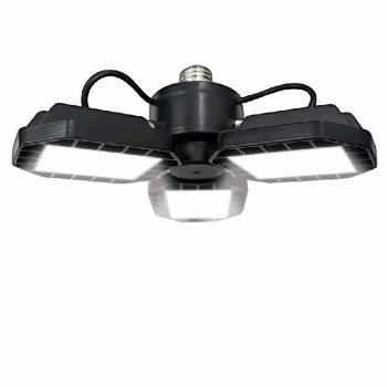 Ason Decor Luminaire de garage à DEL haute intensité - 3 ailerons - 80 W - 5000 K
