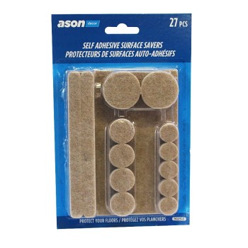 Ason Decor Self Adhesive Surface Savers - 27 Pieces