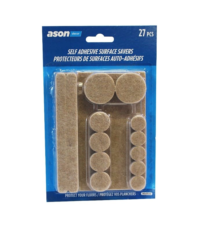 Ason Decor Self Adhesive Surface Savers - 27 Pieces