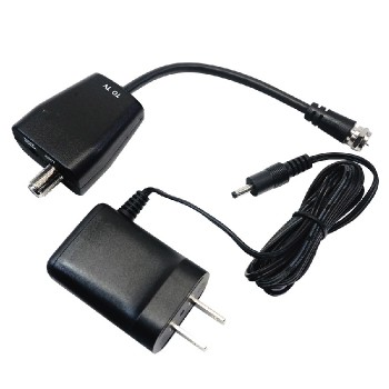 Ason Decor Amplificateur de signal pour antenne coaxiale avec adaptateur de 5 V