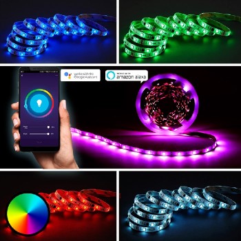 Ason Decor Bande DEL flexible intelligente - 150 DEL - IP65 - RVB - 5m