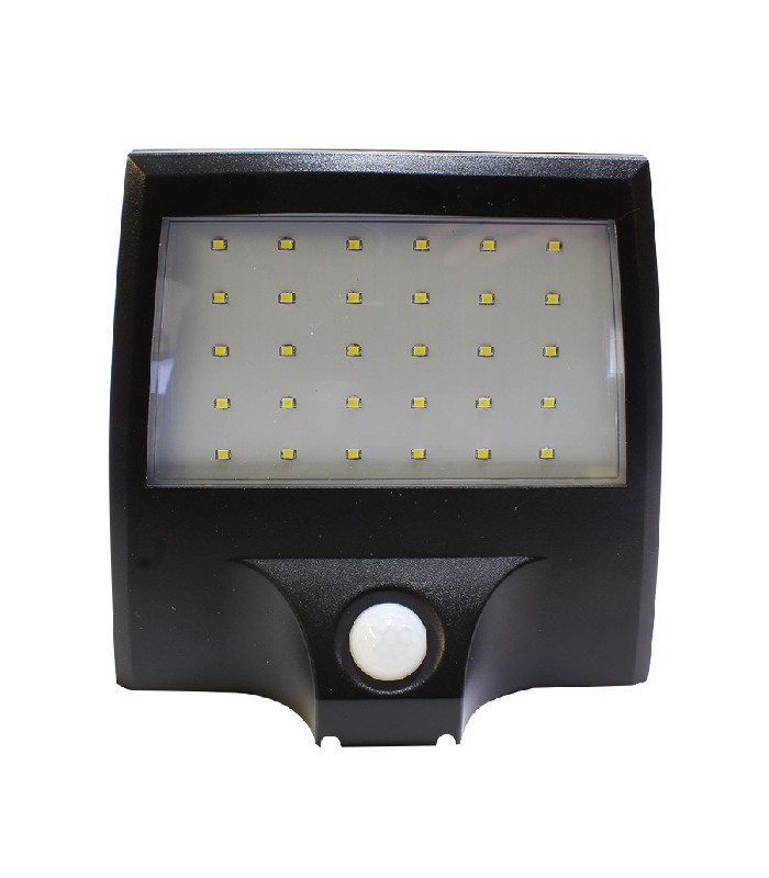 Ason Decor Solar LED Outdoor Floodlight with Motion Sensor - 1 W - 6000 K