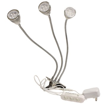 Ason Decor Triple Head LED Growing Lamp - 15W