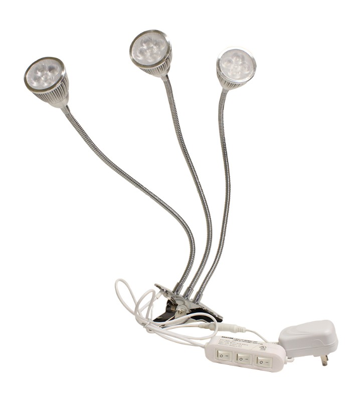 Ason Decor Triple Head LED Growing Lamp - 15W