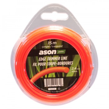 Ason Patio Fil coupe bordure - Orange - 2.4mm X 15m