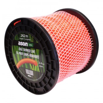 Ason Patio Fil coupe bordure - Orange - 2.4mm X 262m