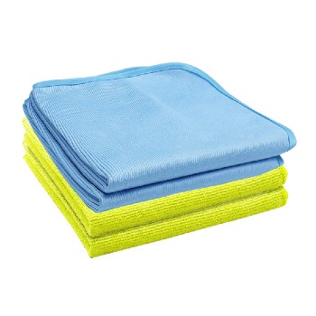 Ason Style General Purpose and Glass Cleaning Cloths - 12" x 12" - Pack of 4