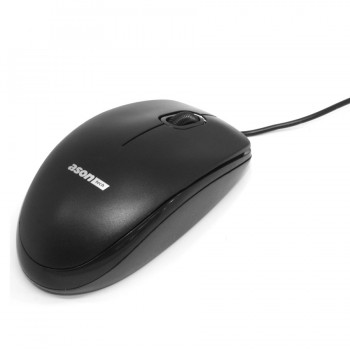 Ason Tech 3-Buttons Wired Optical Mouse - USB