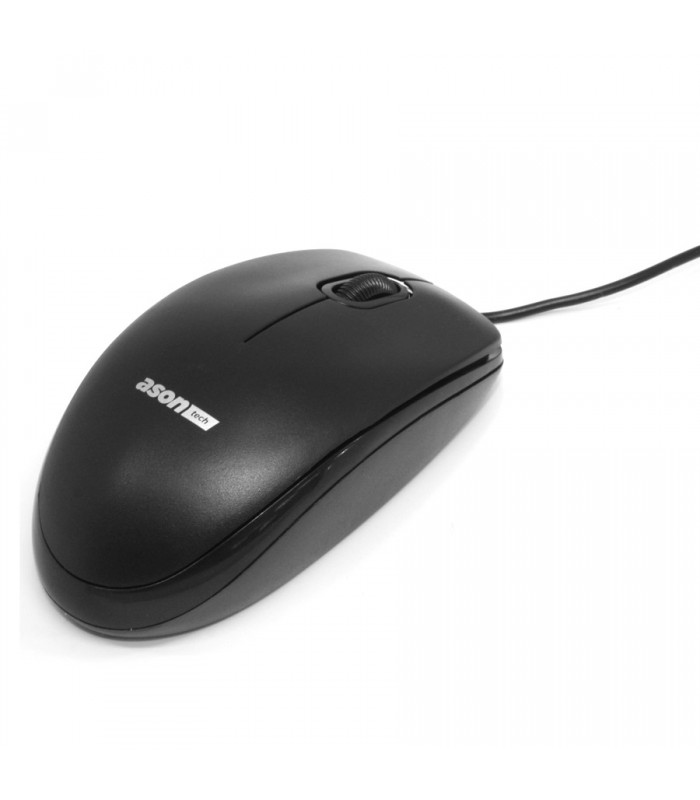 Ason Tech 3-Buttons Wired Optical Mouse - USB