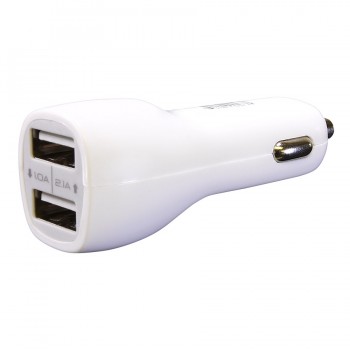 Ason Tech USB 2.1 Car charger - 2 Ports - White