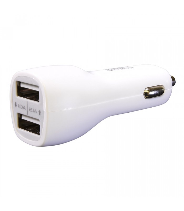 Ason Tech Chargeur USB 2.1 pour voiture - 2 Ports - Blanc